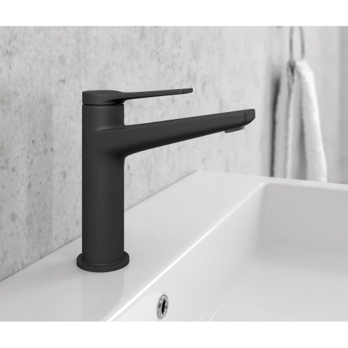 Washbasin faucet black matt ANDARE KARAG