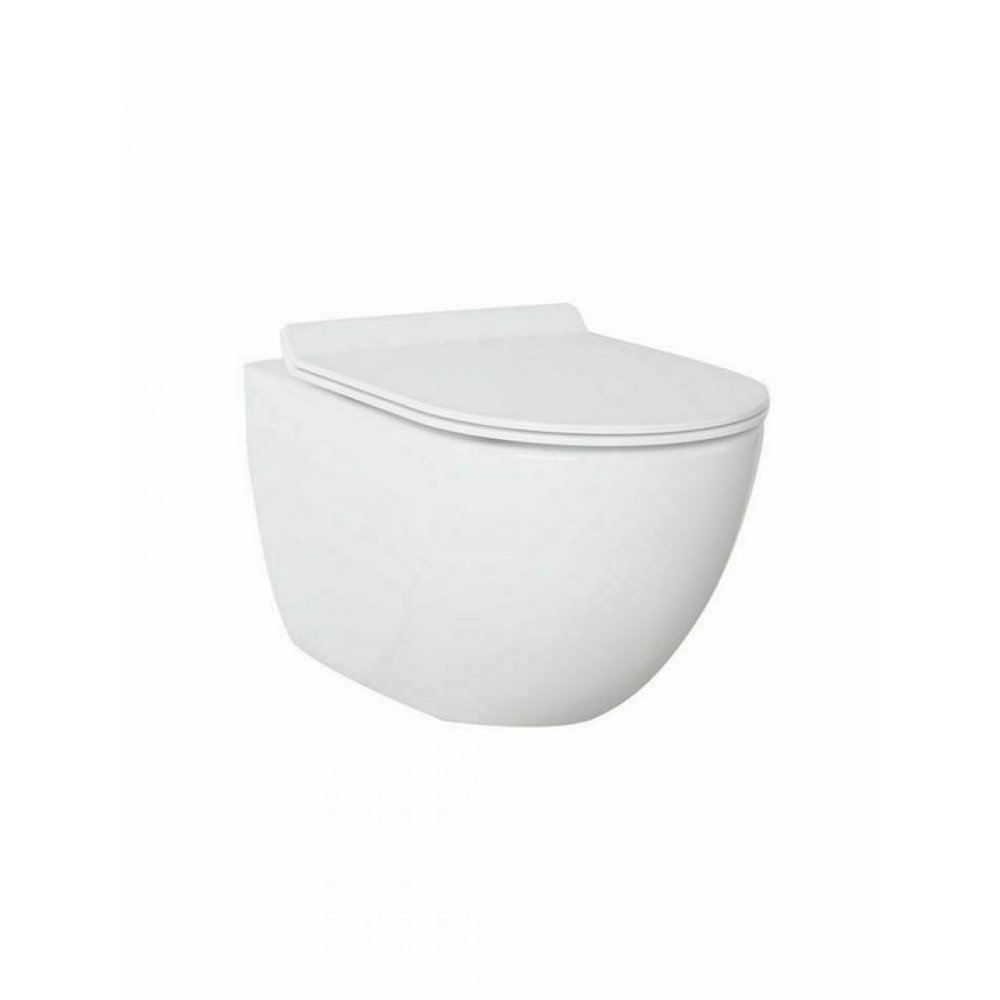 Creavit Free hanging basin with slim cover with removable soft closing