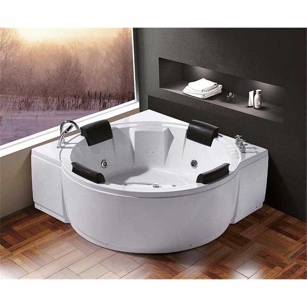 Corner bathtub with hydromassage system LIBERA KARAG
