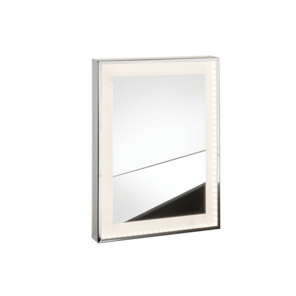 Καθρέπτης με φωτισμό και πλαίσιο σατινέ LD-CS KARAG 40x70cm