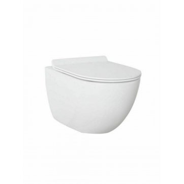 Ceramita Creavit Free hanging basin with slim cover with removable soft closing