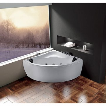 Karag Corner bathtub with CONCORDIA KARAG whirlpool system