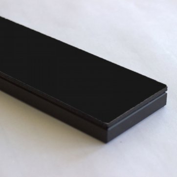 Karag Σχάρα για Confluo BOARD από μαύρο γυαλί FRAMELESS Grid KARAG 75cm