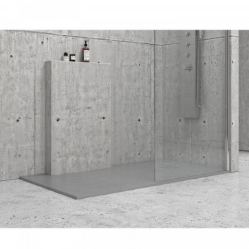 Karag Ντουζιέρα ορθογώνια υψηλής αντοχής PIETRA Cemento KARAG 70x140x2,5cm